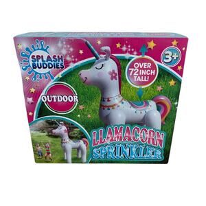 Splash Buddies Inflatable Llamacorn Sprinkler 6ft - NEW
